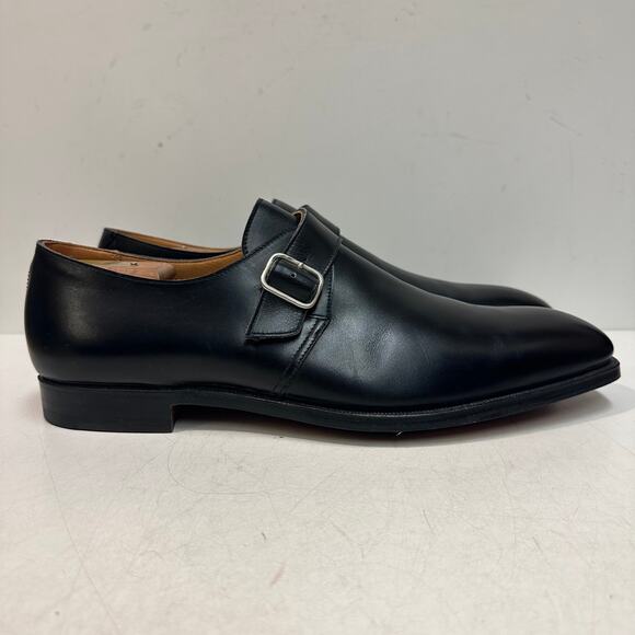 EUC Crockett & Jones x Polo Ralph Lauren Single Monk Bench Made in England 12 D main image 5